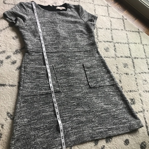 LOFT tweed capped dress with pockets - Picture 7 of 7